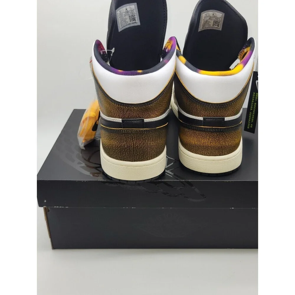 Jordan 1 Mid Sail/Taxi Size 11.5 Mens -DQ8417-071